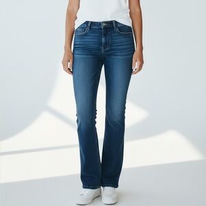 Gap Curvy bootcut jeans 26s short petite medium blue wash